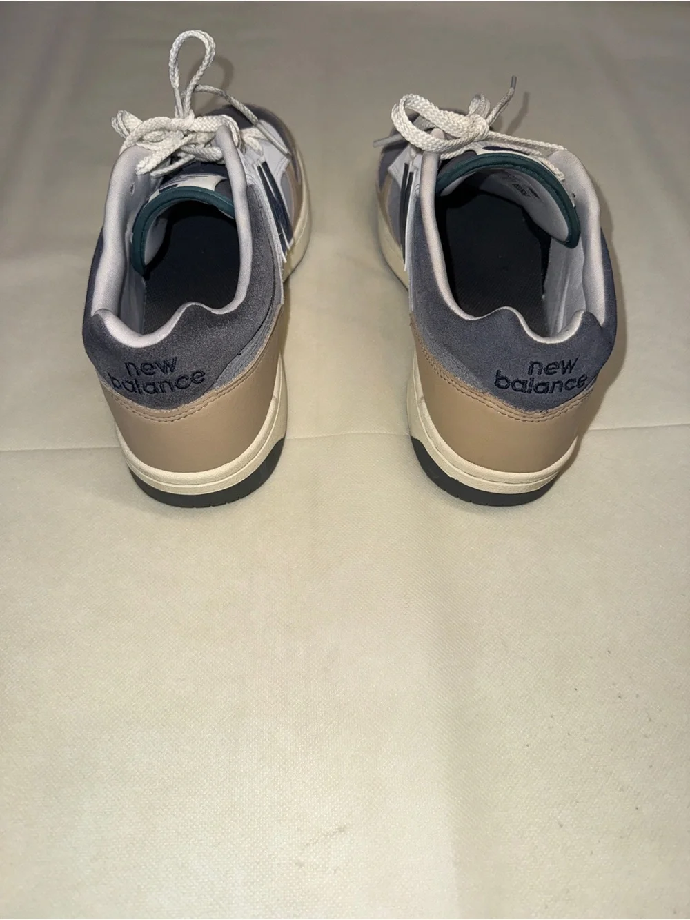 New Balance Men's Navy, Gray and Tan Retro Walking Sneakers